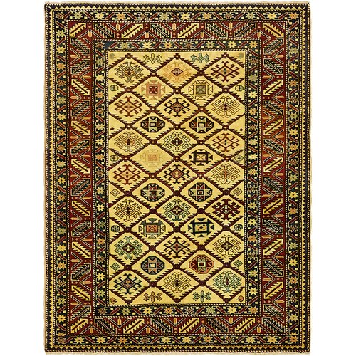 Isabelline OneofaKind Alayna HandKnotted 2'8" x 4'4" Wool Brown Area Rug Wayfair